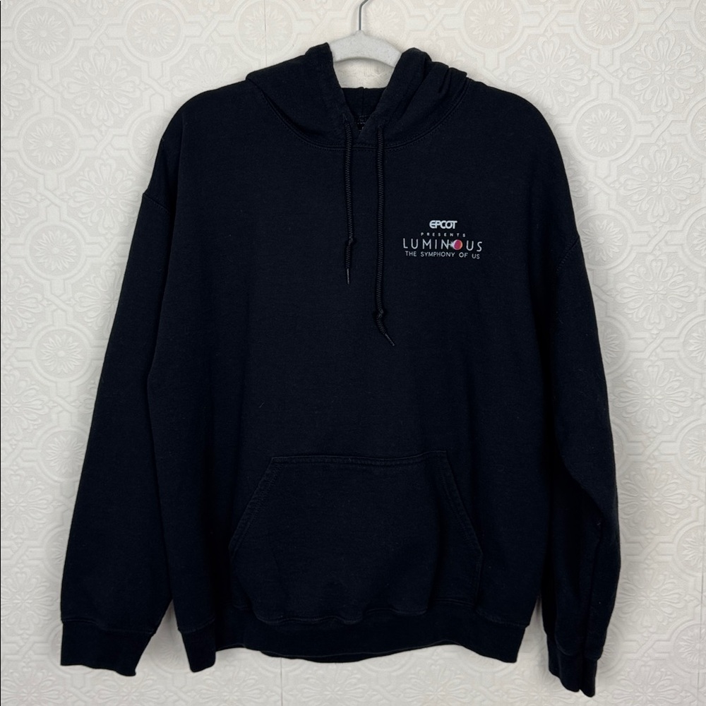 Walt Disney World EPCOT Merch Luminous Symphony Hoodie Pullover Sweatshirt Large - Picture 2 of 5